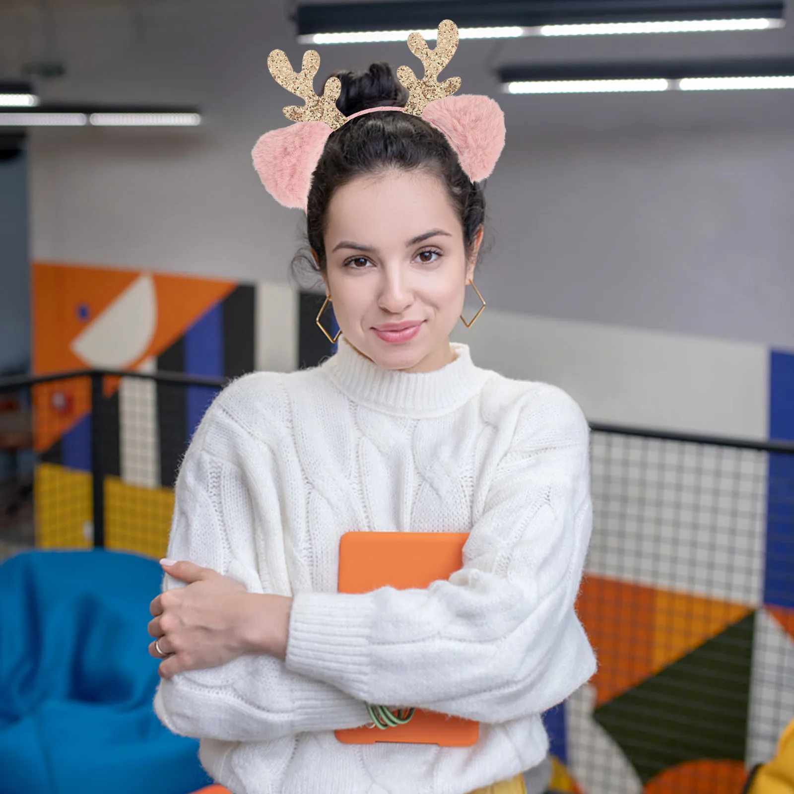 

6Pcs Antler Hairband DIY Decoration Creative Xmas Party Headdress Accessory Christmas Carnival Hair Decor DIY Prop