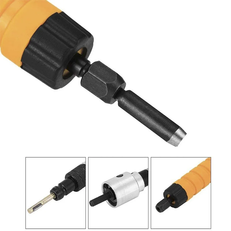 1 Set Electric Woodworking Chisel Carving Knife Tool Soft Shaft Handle Chisel Carving Chisel Wood Carving Knife Table Grinding