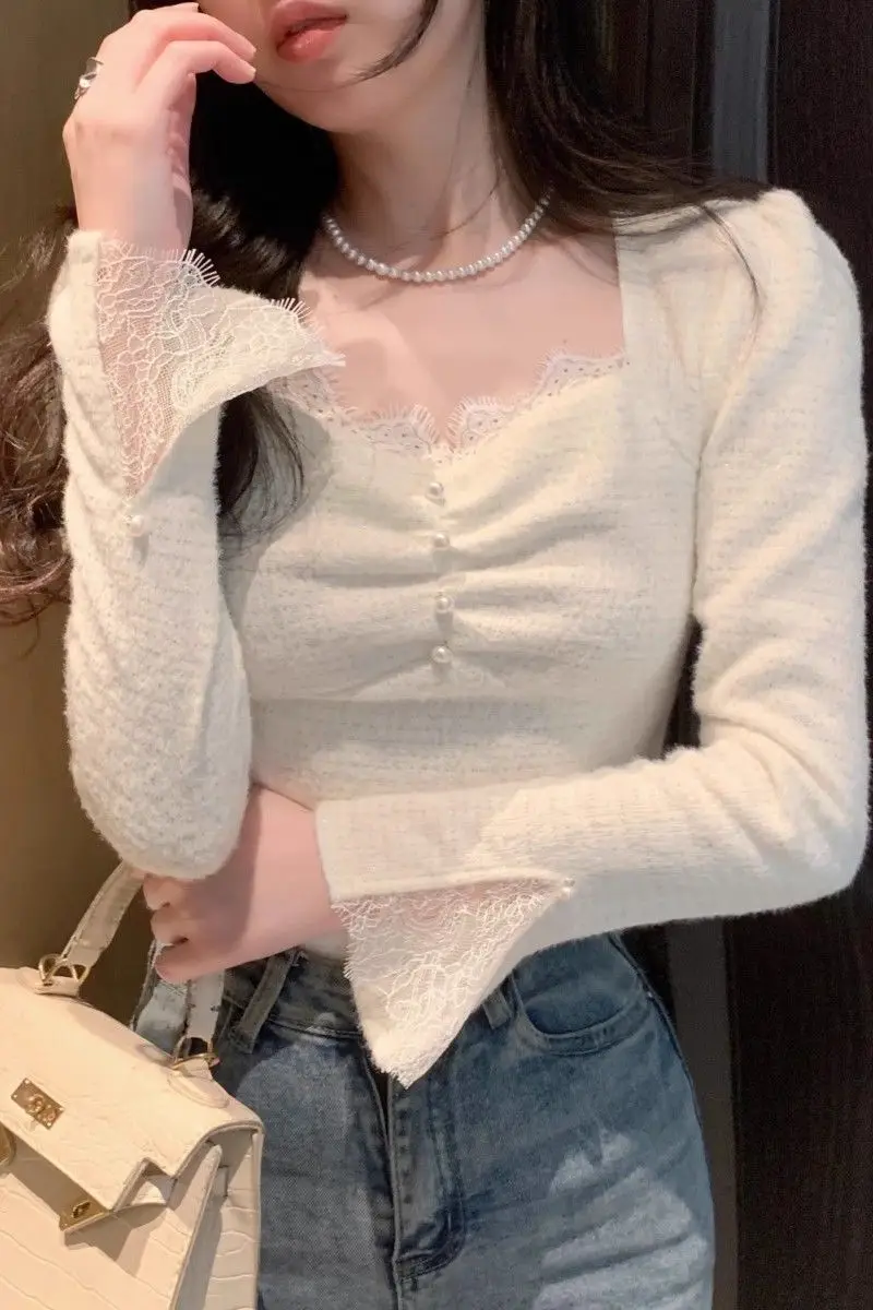

Sweaters Jumpers Pullovers Woman Teen Sexy Fringe Garden Nature Casual Boxy Beautiful Colorful Winter Warm Elegant Soft Pretty