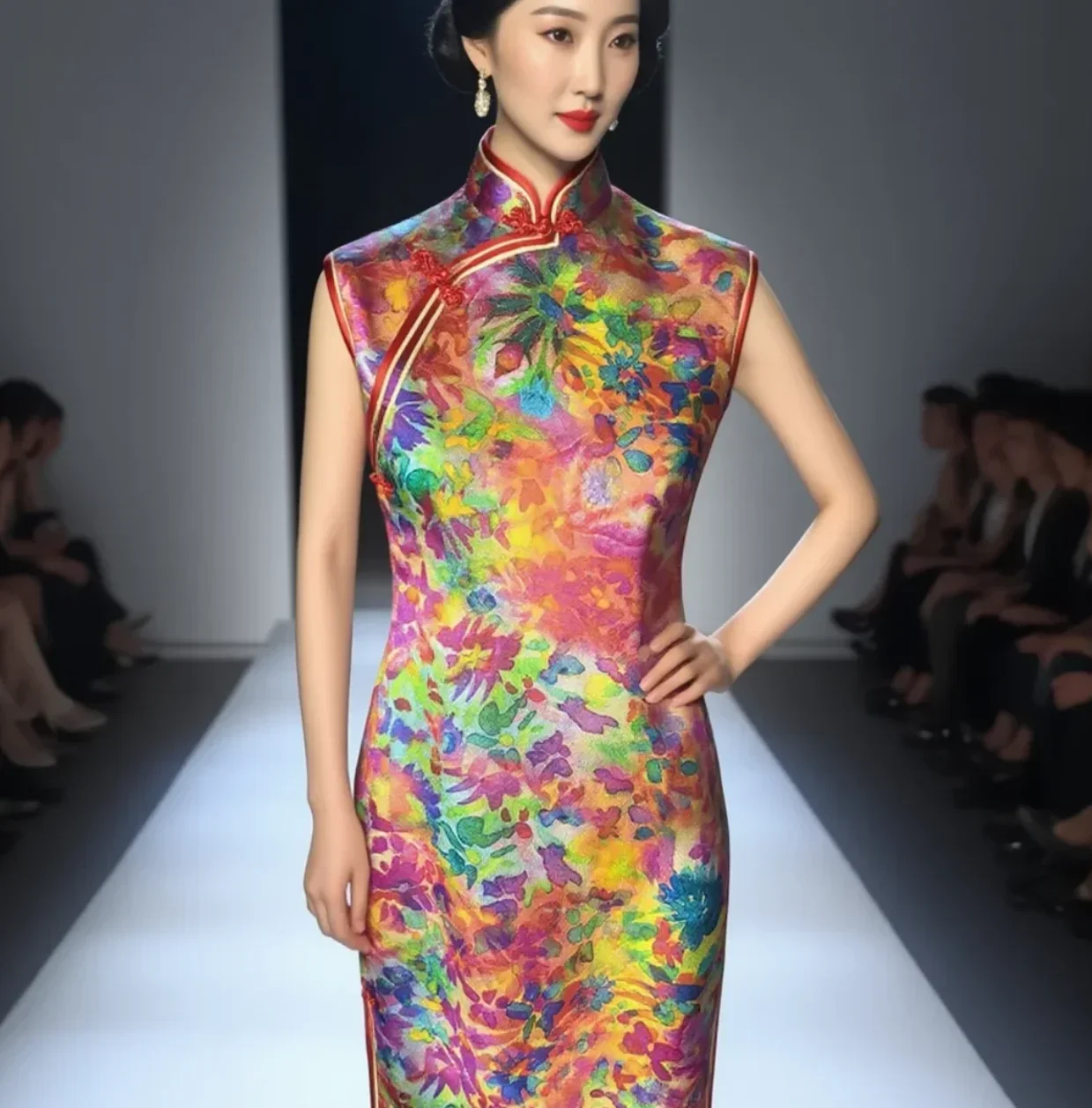 

Autumn character high quality natural 100% pure ramie cloth printed fabric skirt robe summer thin DIY hans Naturally Lining Best