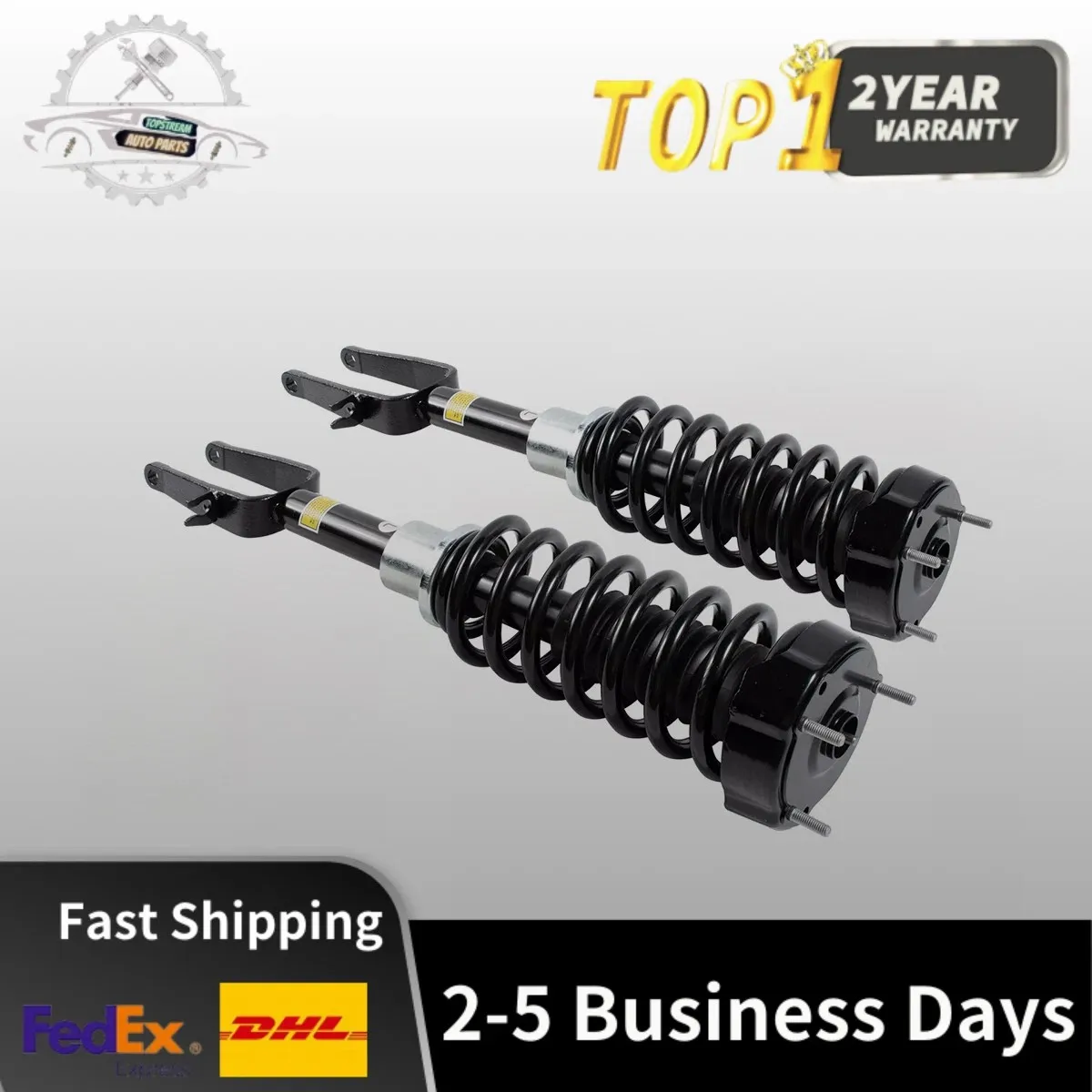 

2x Front Shock Absorber Strut Assys For Mercedes W211 S211 E350 4Matic 2006-2009