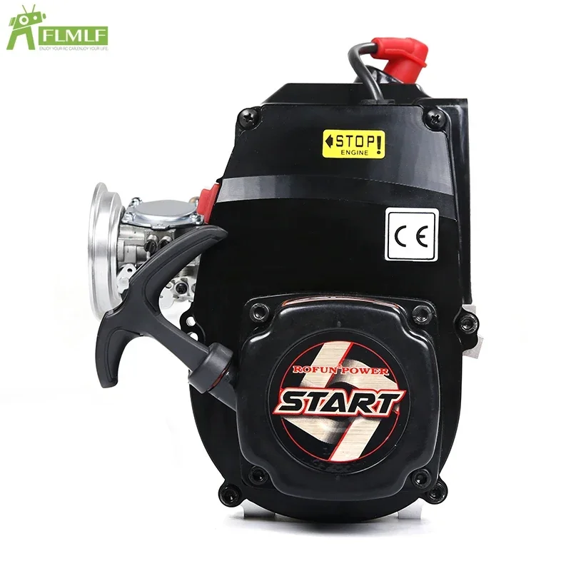 71CC 4 볼트 2행정 공냉식 엔진, Walbro WJ71 기화기/NGK CMR7H 스파크 핏 1/5 HPI ROFUN BAHA ROVAN KM BAJA LT FG