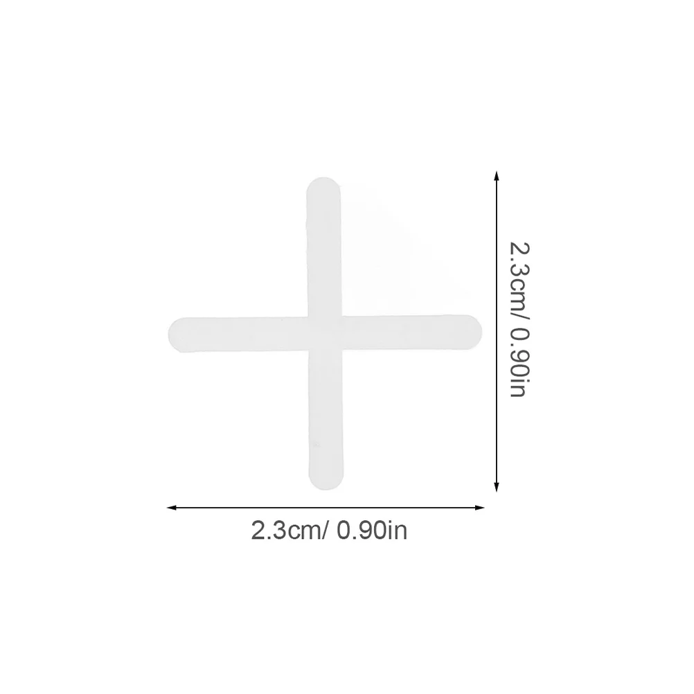200pcs Tile Cross Spacers Plastic Leveling System For Ceramic Floor Wall Installation Tiling Spacer Kit Grout Tool Building
