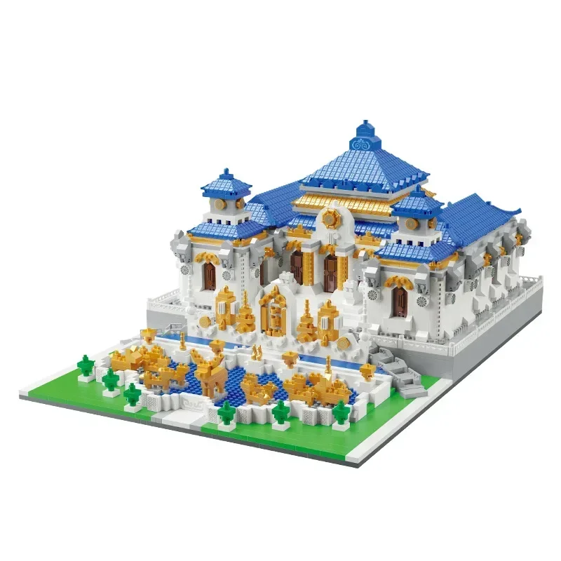 MOYU Mini Blocks Chinese Castle Architecture Great Wall Building Bricks Assembly Toy Kids Gift Adults Present Girl Birthday