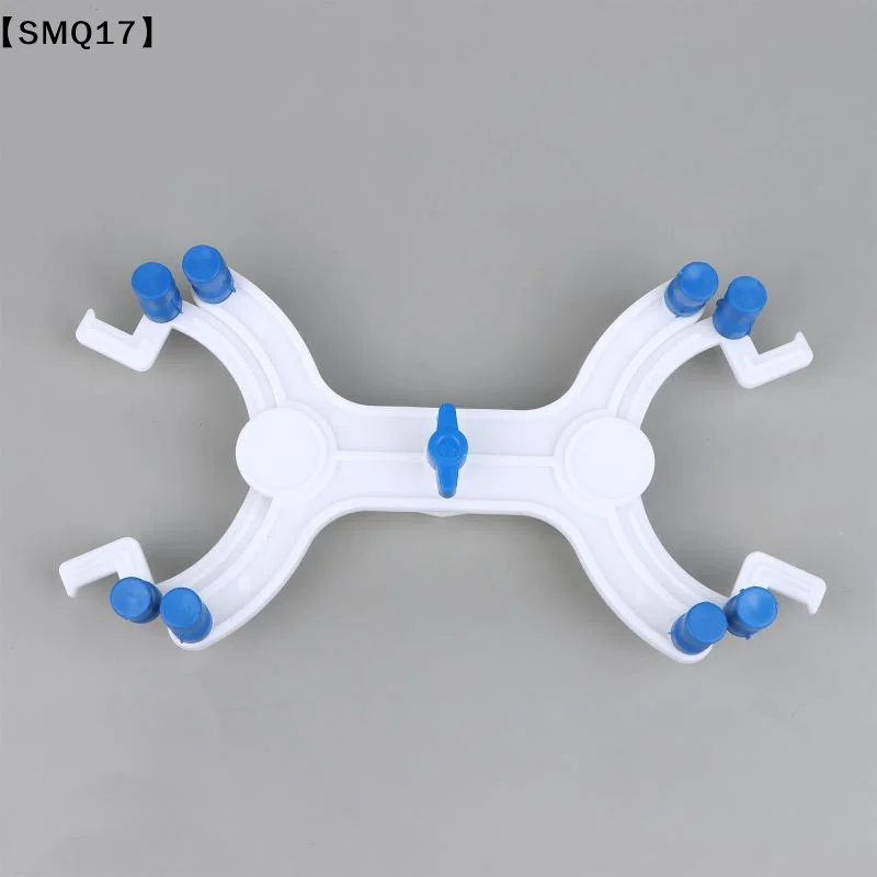 Double Burette Clamp Spring Loaded Plastic Buret Clip With Silicon Grips For Lab Titration Holder Burette Clamp【SMQ】
