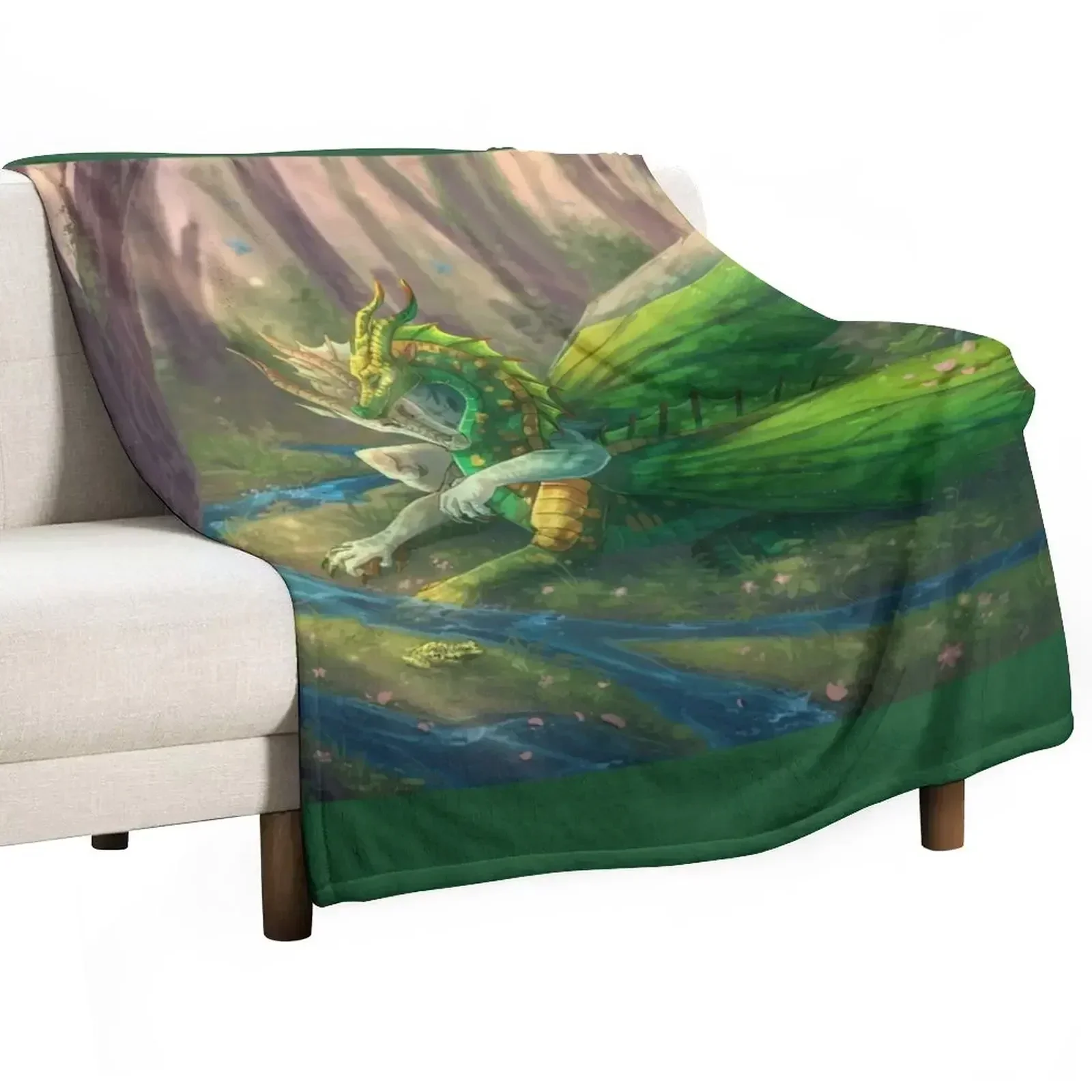 Wings of Fire - Sundew and Willow Throw Blanket sofa bed For Sofa Thin Blankets