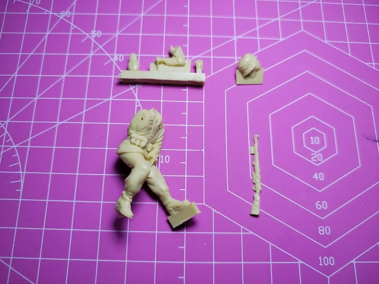 Figurine GK en résine 1/35, kit non assemblé et non peint