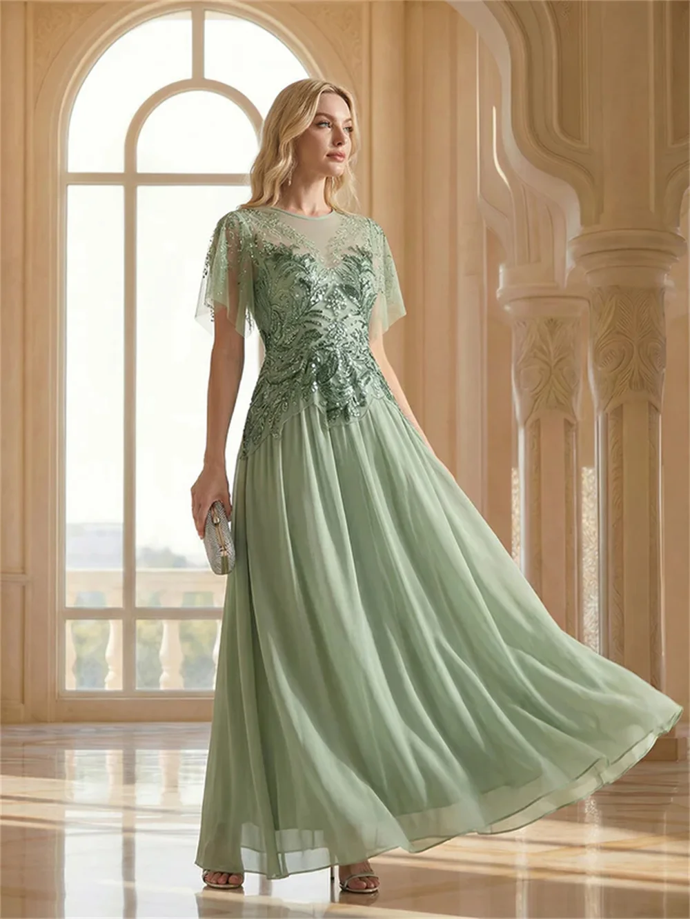 

Women's Formal Evening Gowns Elegant Evening Dresses Lace Applique Chiffon Formal Party Dresses Evening Dresses Woman Elegant