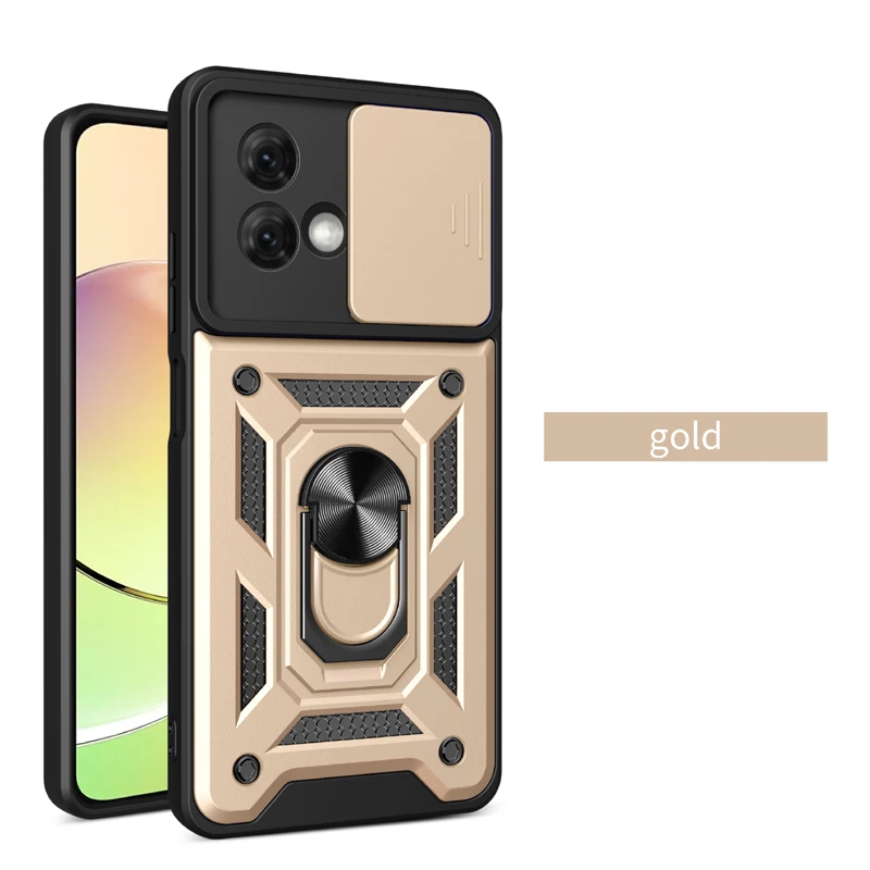 Para oppo a38 a18 a40m a77 a78 a79 a98 a58 a60 4g 5g caso de telefone lente da câmera proteger armadura suporte magnético anel casos capa traseira