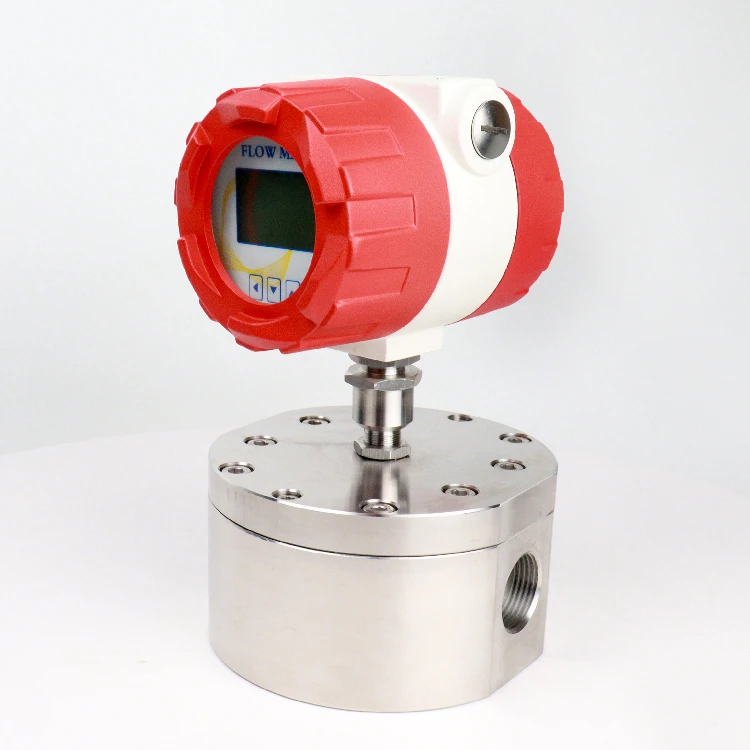 1/2'' 304SS Oval Gear Flow Meter for Chemical Liquid Micro Flowmeter Bio Oil Positive Displacement Digital Rs485 Flow Meter