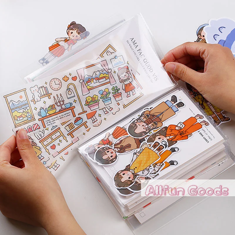 [TG835]40 Pages A6 Postcards Pocket Storage Book Transparent Home Picture Album