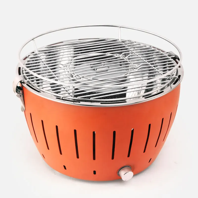 

New Design Portable Charcoal BBQ Grill Stainless Steel Turbo BBQ Grill Outdoor