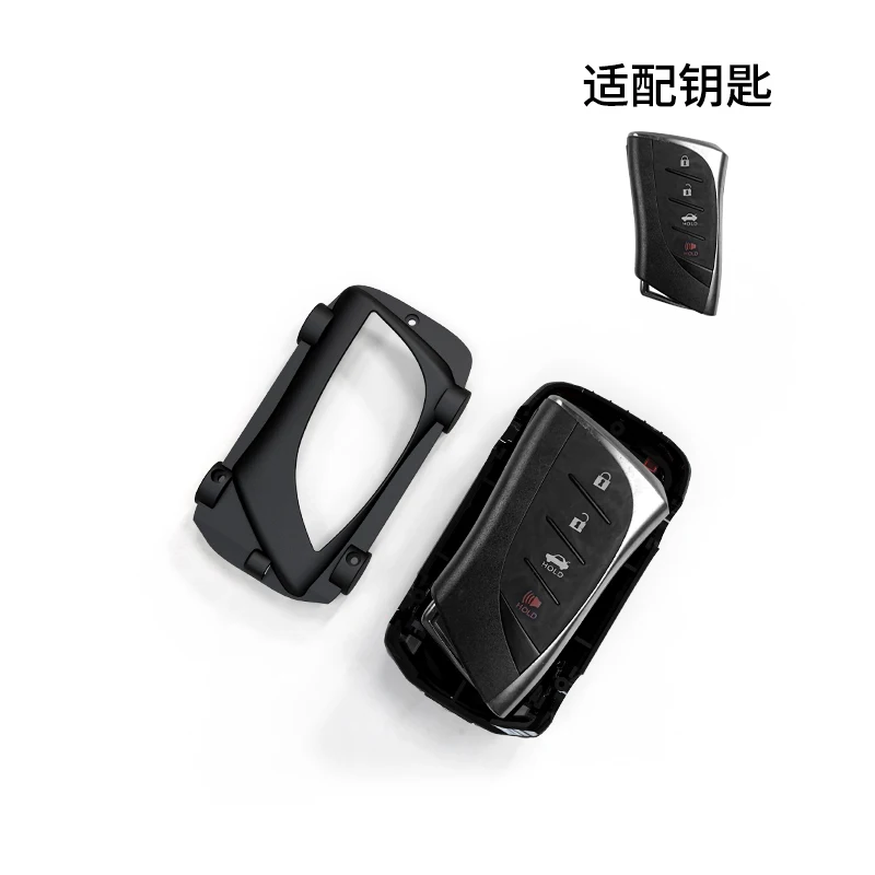 Key Case for Lexus ES Car Model Shape for NX GS RX IS ES GX LX RC 200 250 350 LS 450H 300H 3 4 Button Car Key Cover Fob Keychain view 5