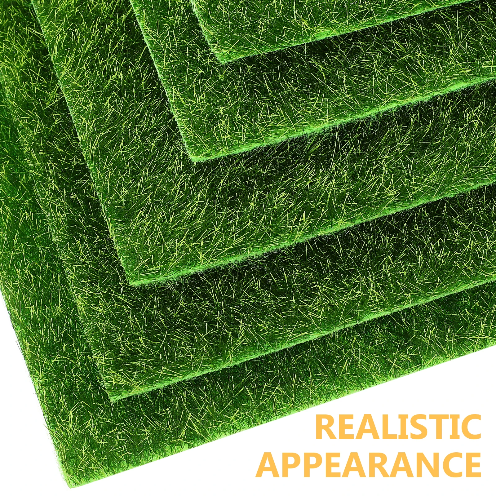 

Simulated Moss Turf Decor Realistic Artificial Grass Plastic Sheet for Crafts Fairy Faux Moss Garden Long Term Use