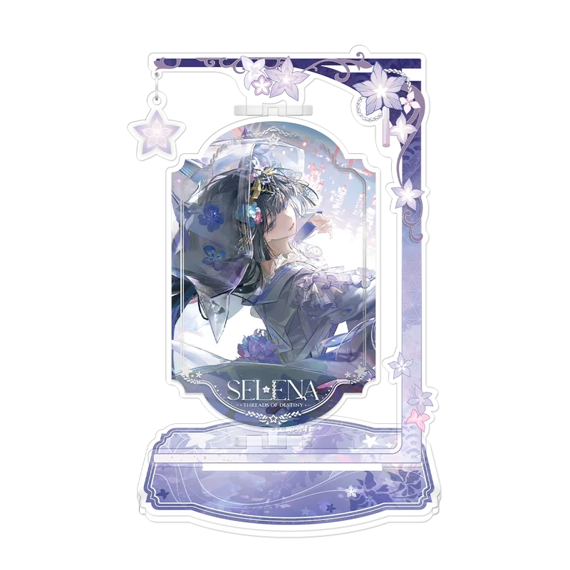 Original GRAY RAVEN：PUNISHING Selena Rotate Acrylic Stand Desktop Gray Raven Selena Ornaments Anime Game Toy Kids Halloween Gi
