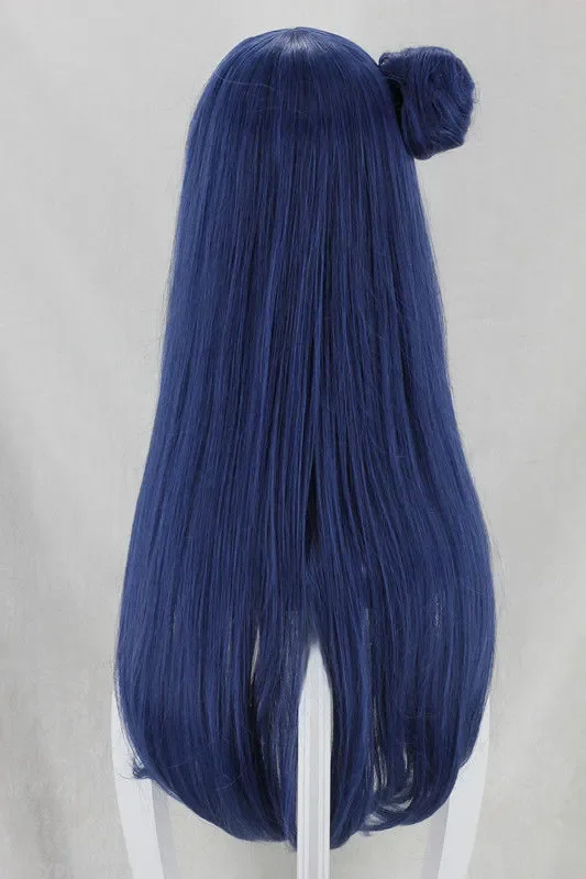 Sunshine Yoshiko Tsushima yohane Long Blue Straight Cosplay Wigs for Girls