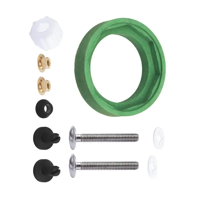 

652F Toilet to Bowl Coupling Kits Toilet Gasket Seal Washer 3inch Toilet Replacement Kits Enduring