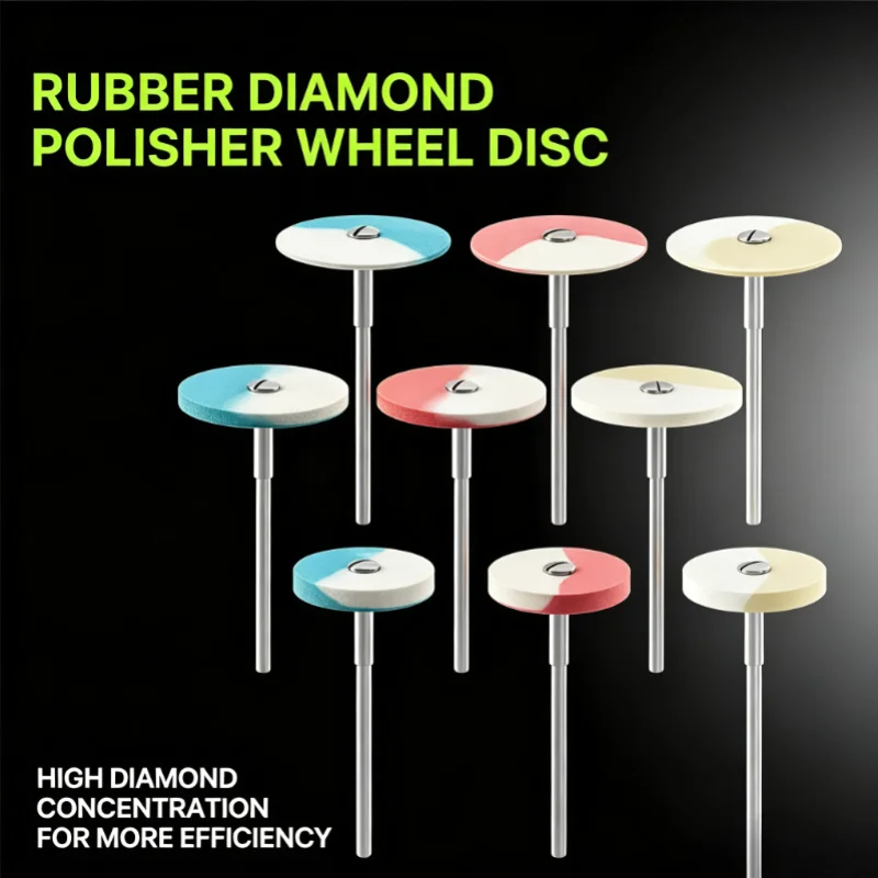 Jewelry Making Kit - Rubber Diamond Polisher Wheel Disc Set