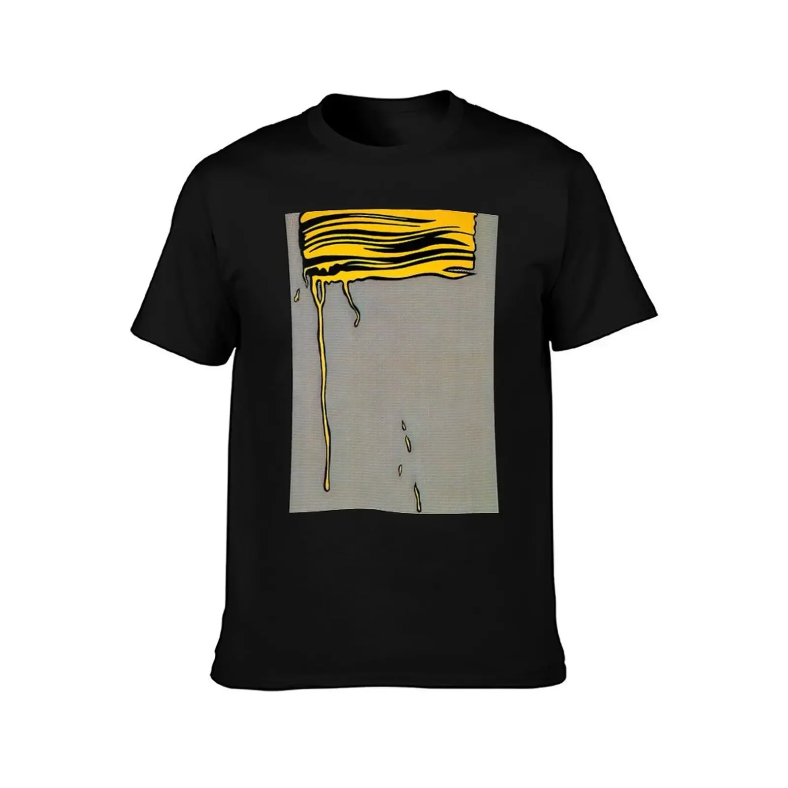 YELLOW BRUSHSTROKE I 1965 By Roy Lichtenstein T-Shirt Anime t-shirt boys animal print men t shirts