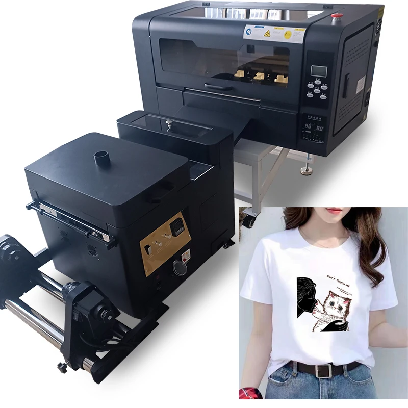 30Cm Dtf Printer Double Xp600 Printhead Machine Cmyk White Ink Dtf Printing Machine