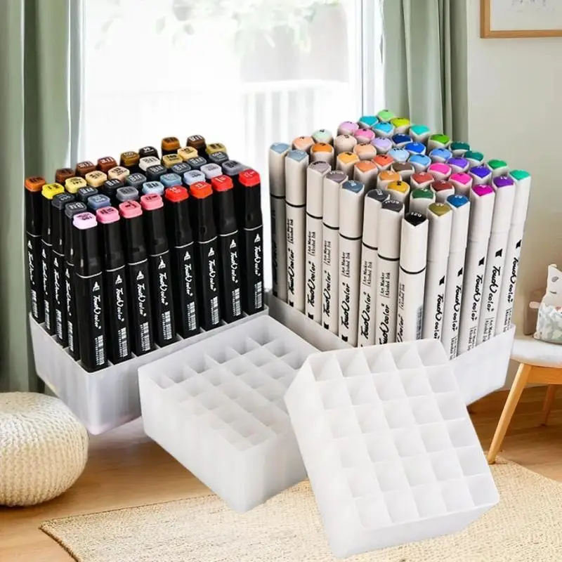 1/3PCS 24/36/48 Slot Pen Holder, Multifunctional Makeup Brush Stand, Mass Storage Organizer