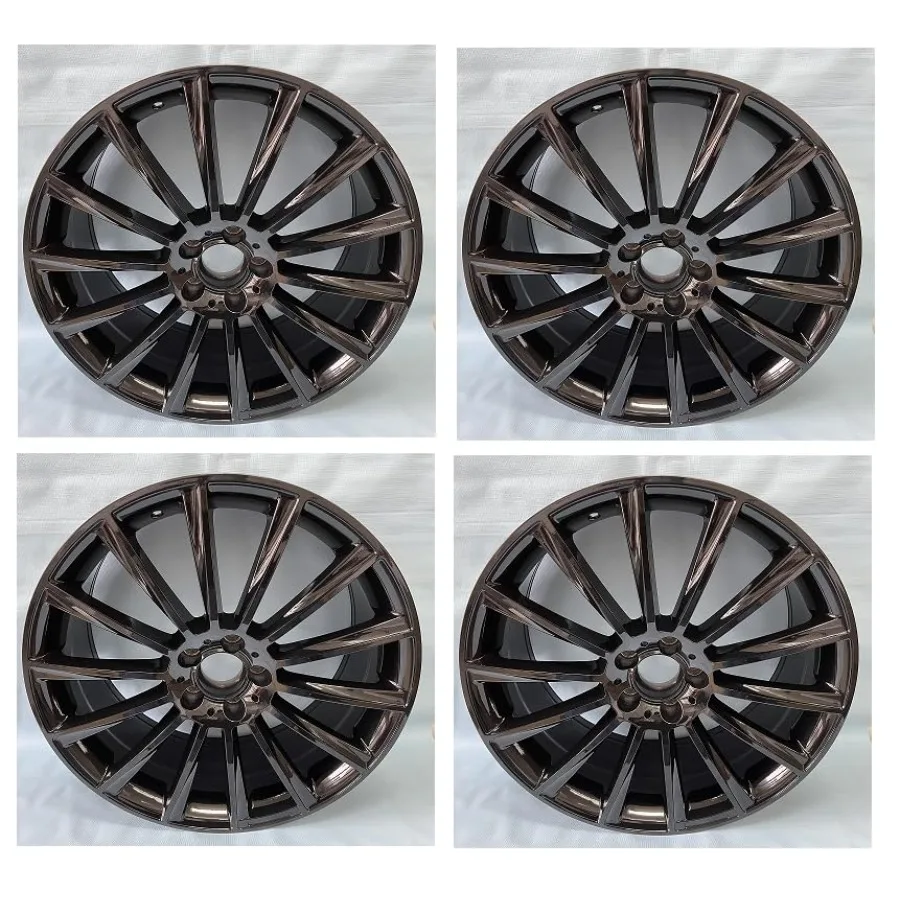 

20'' Gloss Black Multispoke AMG Style Rims for Mercedes Benz S450 S500 S550 S63 Wheels