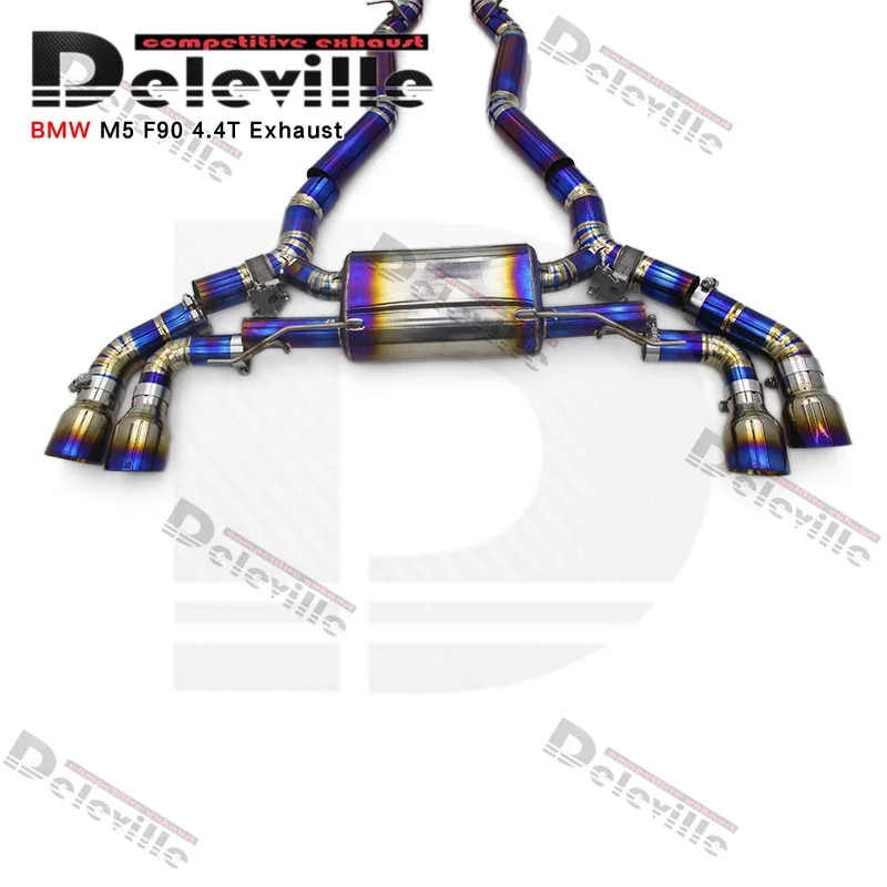 Deleville Catback Exhaust For BMW X5M/X6M 4.4TT 2015-2023 Titanium alloy Racing Car Exhaust System Exhaust Pipe Muffler