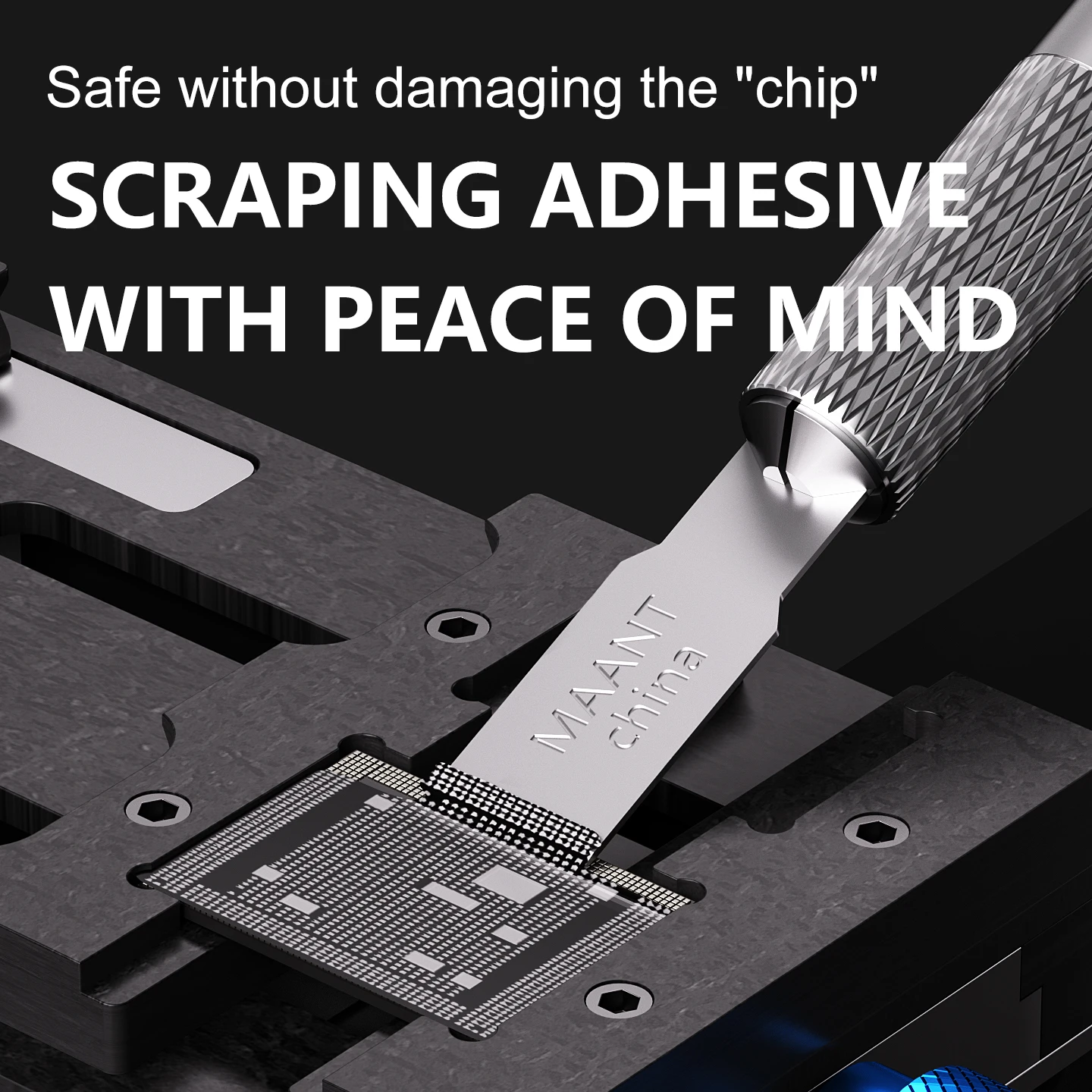 

Ma Ant 4T Скоростная лопата Прочное антикоррозийное быстрое удаление клея для мобильного телефона Удаление клея из стекла задней крышки Инструменты для ремонта