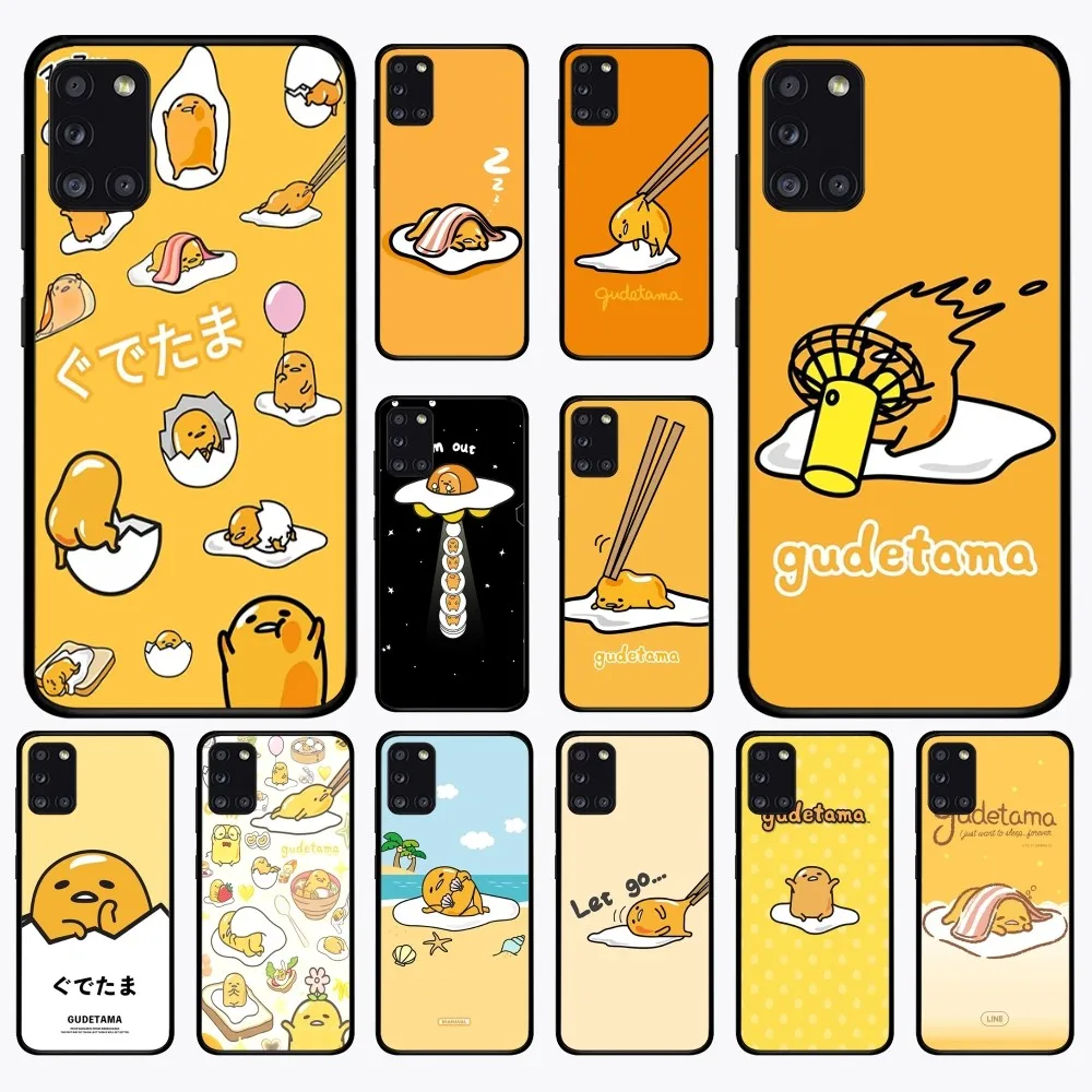 Yellow Lazy Egg G-Gudetamas Phone Case For Samsung A 10 11 12 13 20 21 22 30 31 32 40 51 52 53 70 71 72 73 91 13 Shell