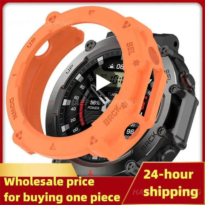 Dust And Fall Prevention Protective Case Frame Shockproof Watch Case Full Coverage Case Pc Case Amazfit T-rex Ultra Trend Tpu