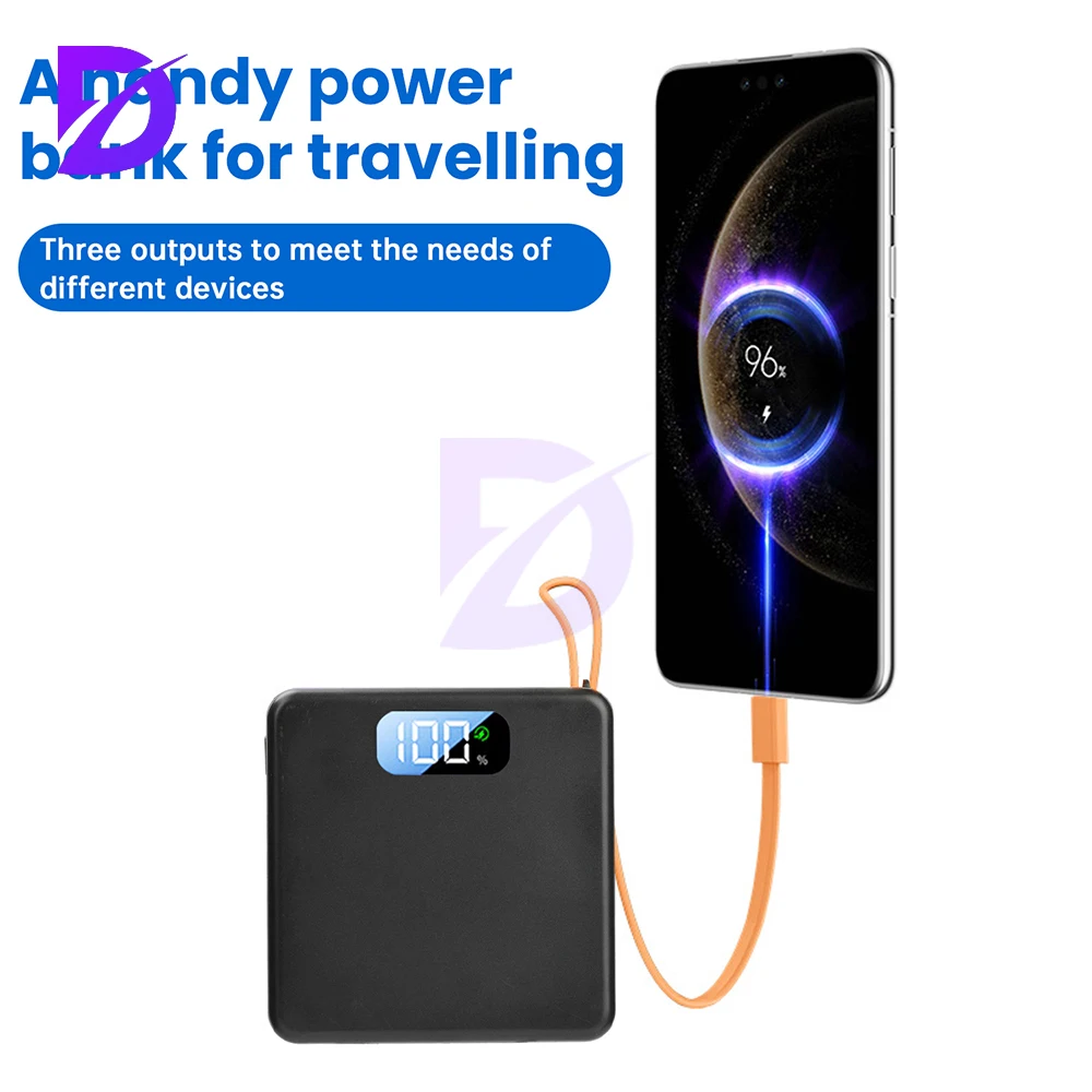 

DIY 18650 Battery Box Kit - No Welding 22.5W Fast Charge Power Bank Case with LCD Display, Portable & Removable Design for Mobil