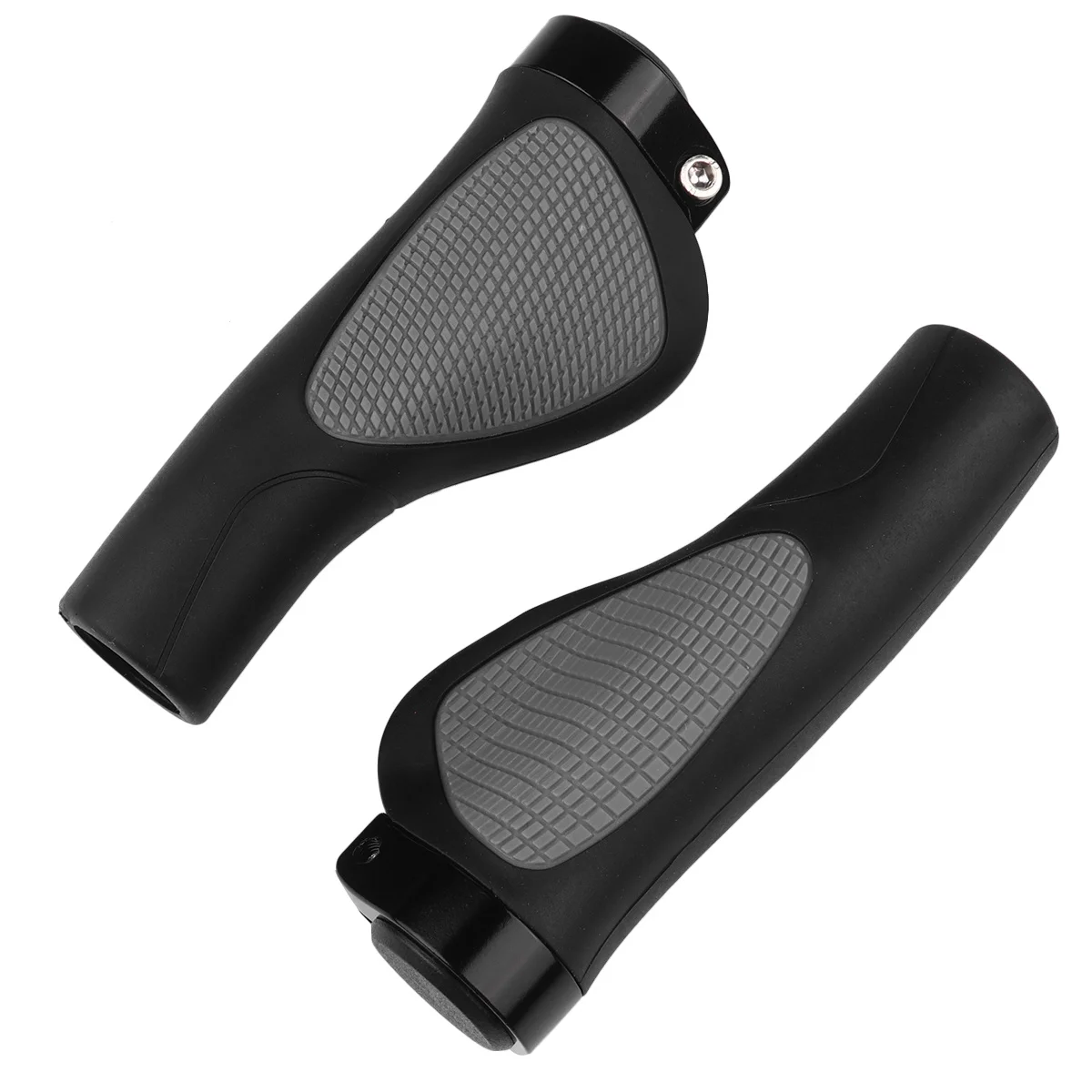 

1 Pair Bike Handlebar Grips Anti-Slip Wear Resistant Ergonomic Design For Long Distance Riding Rubber Cover Handlebar Cycle