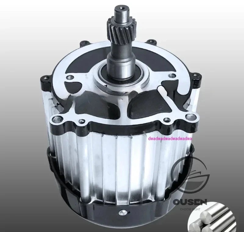 48V 60V 72V 1800W 3200RPM  3900RPM Electric Tricycle  High Speed Brushless Differential Motor