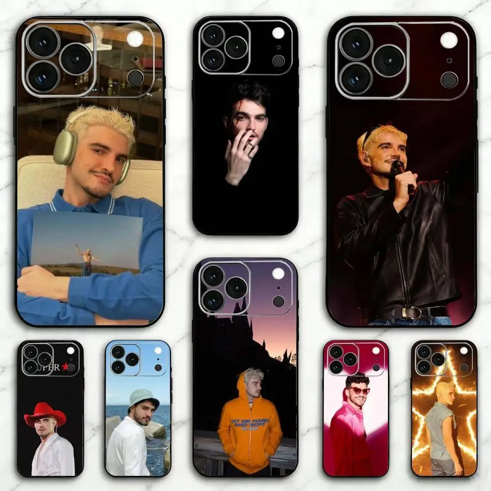

popular singer Jao Phone Case For iPhone 17,16,15,14,13,12,11 Plus,Pro Max,XS,Soft Silicone Black Cover