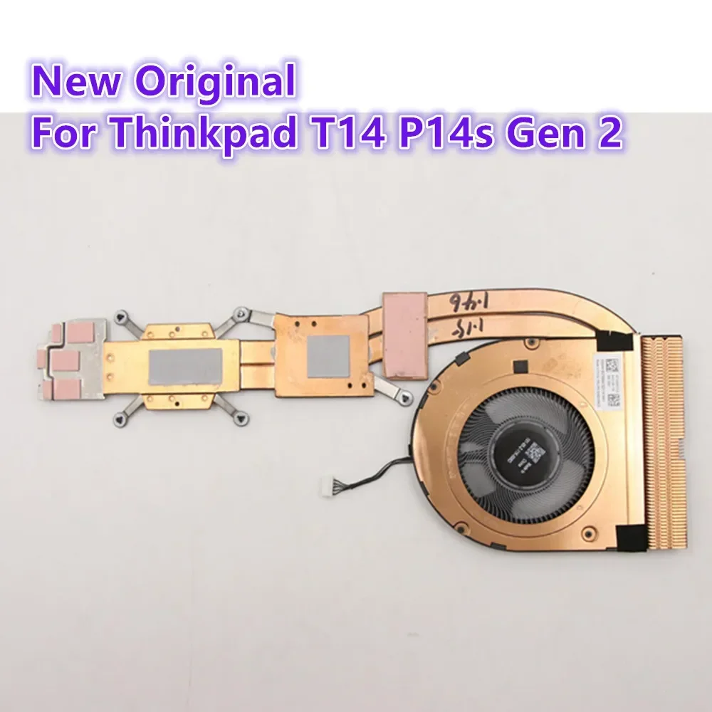 

New/Orig CPU Heatsink Cooler Fan for Lenovo ThinkPad T14 P14S Gen 2 SWG Laptop 5H40X89428 5H40X89429 5H40X89430