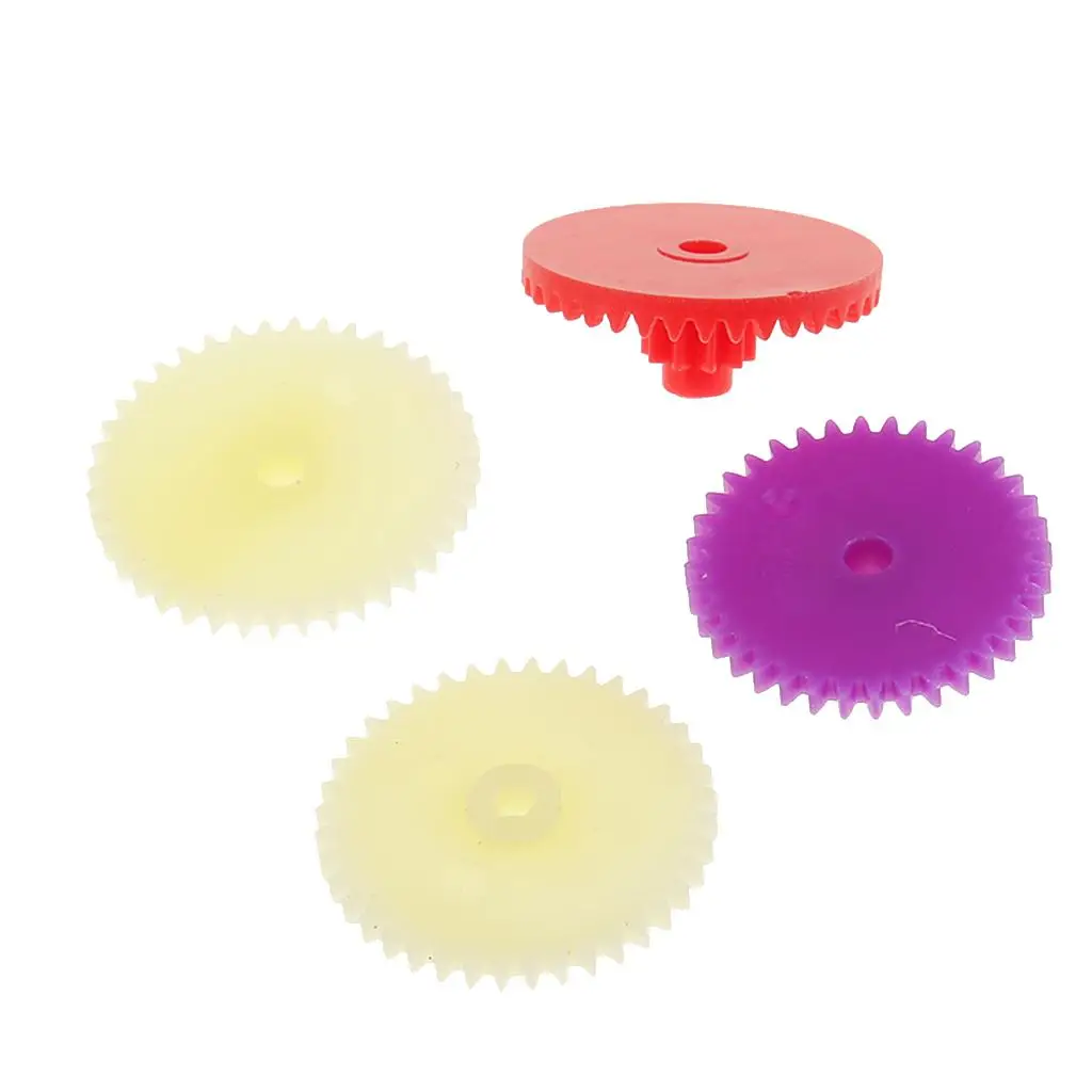 DIY Plastic Gears Set Model Making Accessories Gear Wheel for RC Car Plane Boat Robot Projects