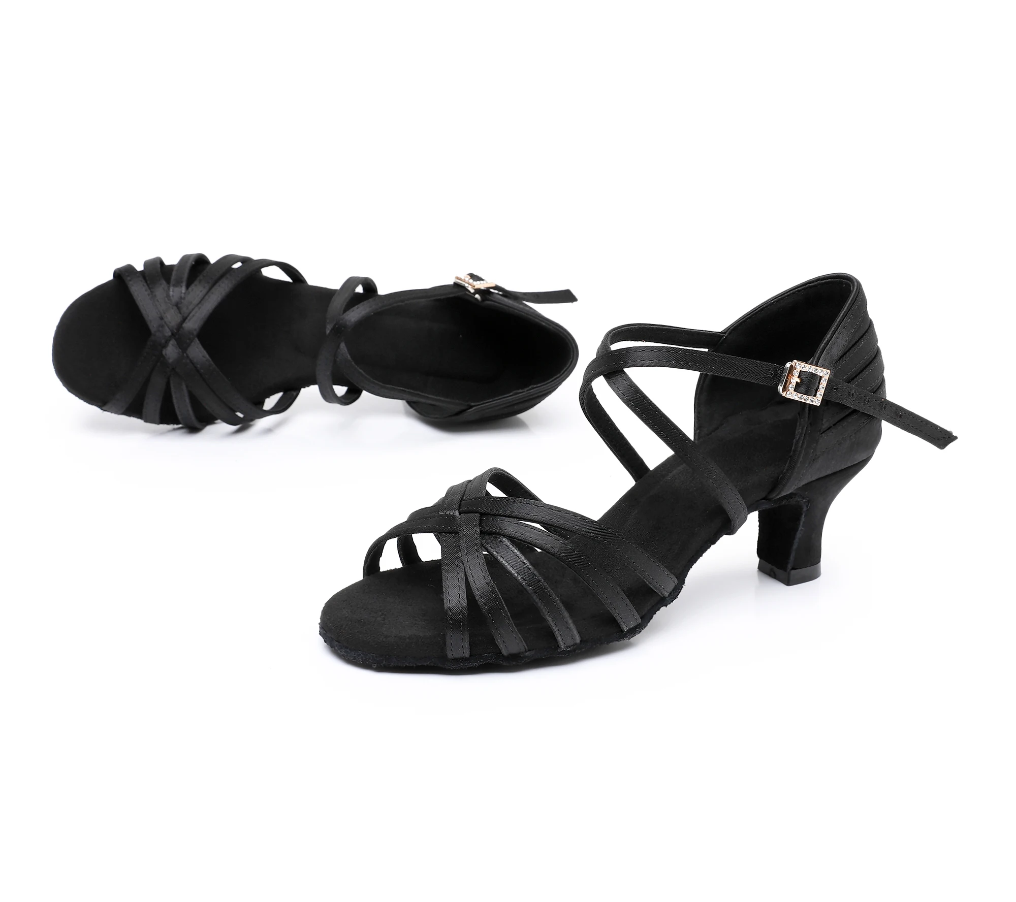 المرأة الصيف أحذية الرقص اللاتينية الصنادل قاعة الرقص السالسا التانغو أحذية رقص حذاء رياضة للسيدات الفتيات لينة الجلد المدبوغ وحيد وصول جديد