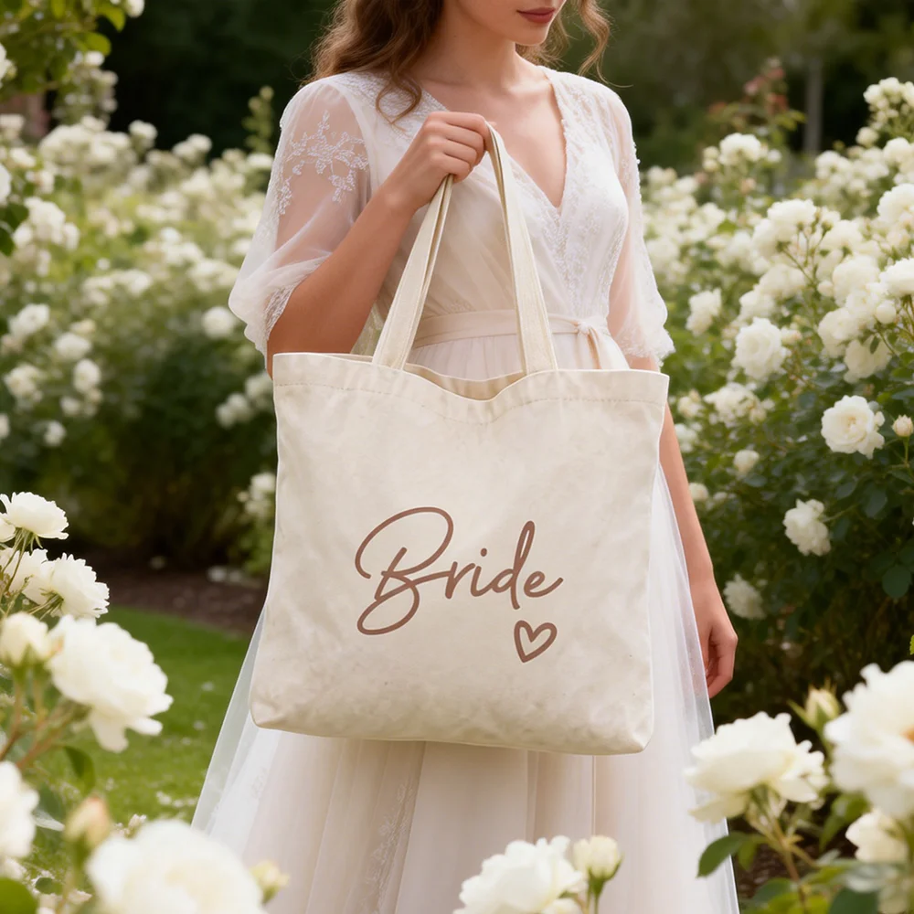 

Big Bride To Be Tote Bags for Wedding Engagement Bridal Shower Favor Bachelorette Party Totes bag Bridesmaid Bride To Be Gift