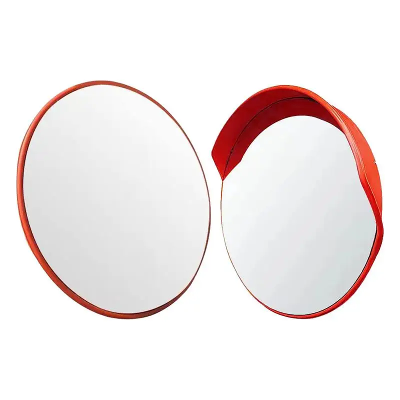 Blindspot Convex Mirror Wide Angle Adjustable Car Rearview Convex Mirror Safety Mirror With Fixing Bracket For Garage  Warehouse