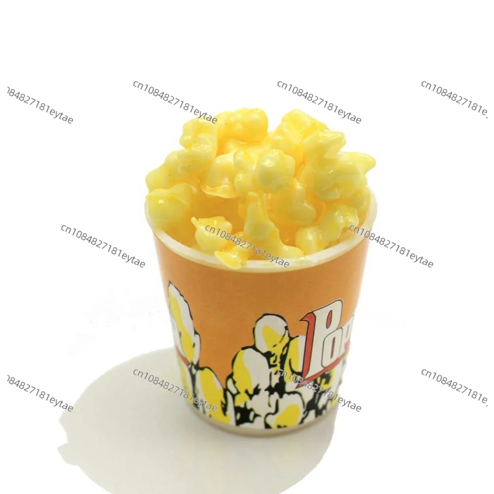 Hotsale 50pcs 1:6 Dollhouse Miniature Bucket of Popcorn Toy, Blythe Pretend Play Kitchen Early Education Toys for Children Baby