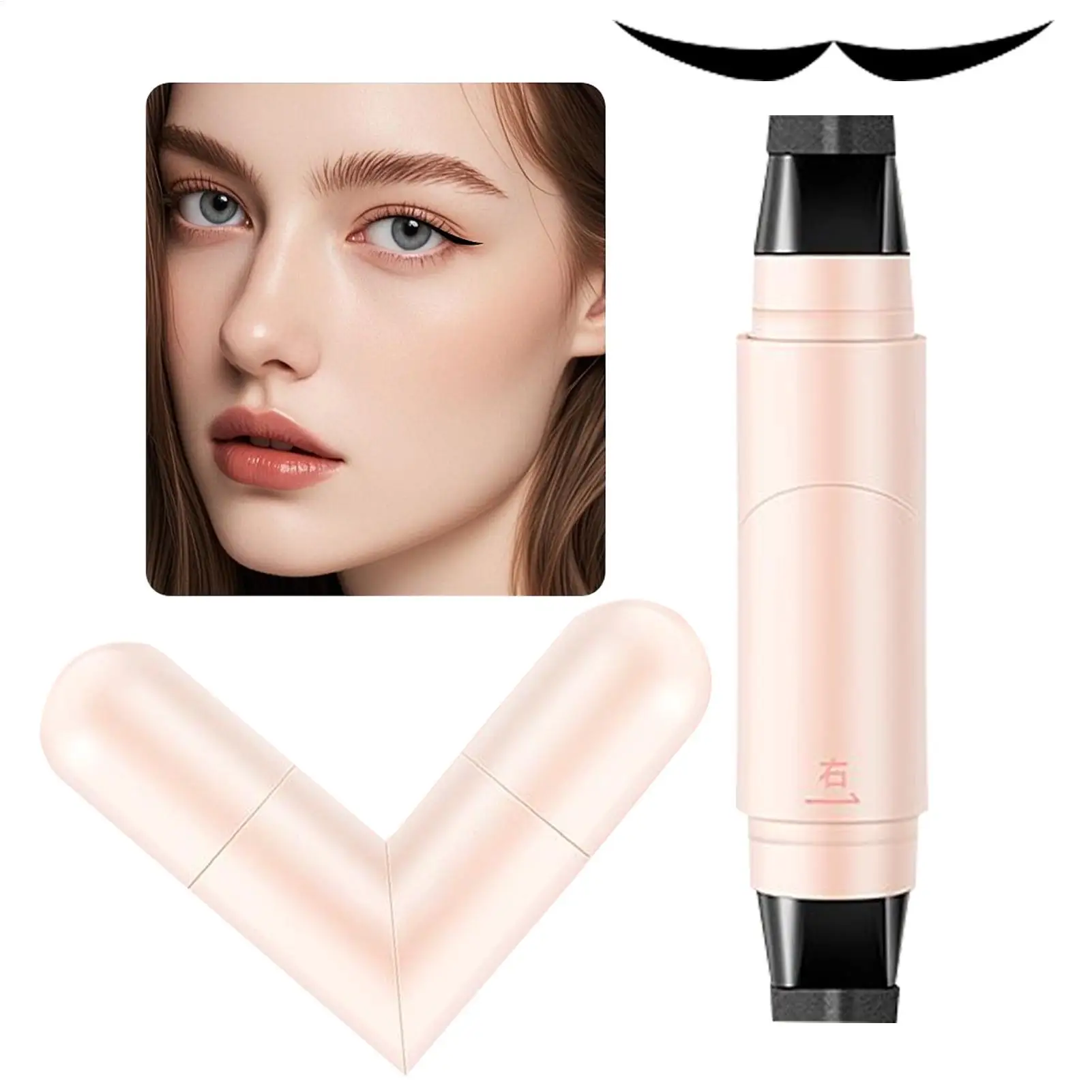 Smooth Precise Eyeliners Stamps Waterproof Makeup Stencil Multi-Functional Eyeliners Stencils Pencil  Long Lasting Pen ForMakeup
