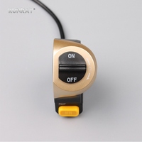 Electric Bicycle Switch with Light ON-OFF Button, Ebike and Scooter Accessories, Wuxing, DK214