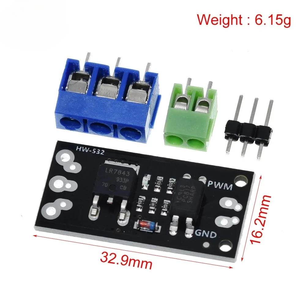 FR120N LR7843 AOD4184 D4184 Isolated MOS Tube FET Module Replacement Relay 100V 9.4A 30V 161A 40V 50A Board