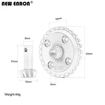 適用於HPI 1/8 SAVAGE FLUX HP XL 5SC 5.9 3.5 X SS遙控器車的8T-26T硬鋼差速器環形齒輪組105551 102692 10 最佳銷售 野蠻人 XL - №5