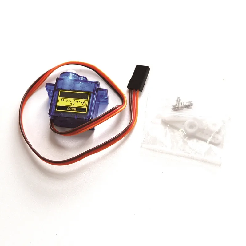 Resmi Smart Electronics RC Mini Mikro 9G 1.6Kg Servo SG90 untuk RC 250 450 Helikopter Pesawat Mobil Perahu untuk Arduino DIY