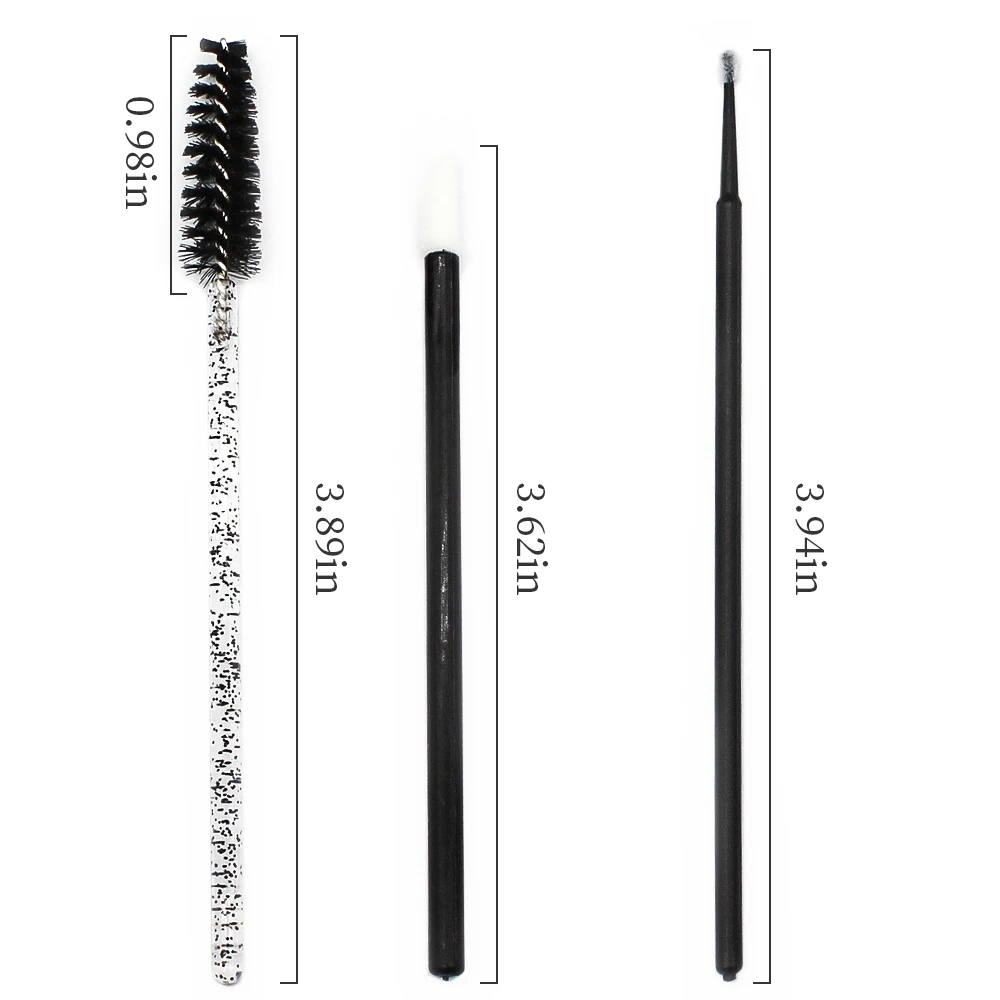 200Pcs Eyelash Extension Brush Lip Brush Microbrush Eyelash Extension Supplies Kit Makeup Eyelash Brush Set Wholesale