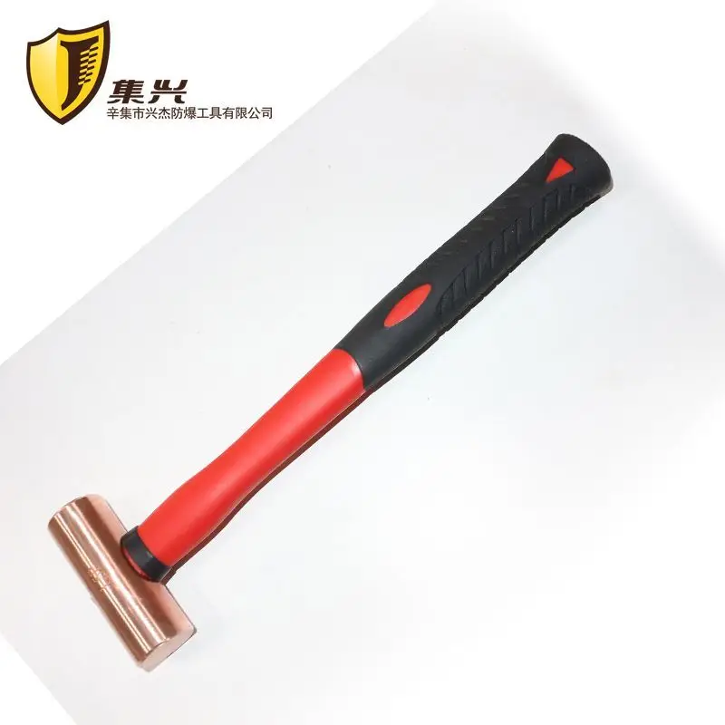 Cylindrical Hammer 1P-3P Explosion-proof Hammer Hammer Red Copper Hammer Red Copper Round Head Hammer Pure Copper Material