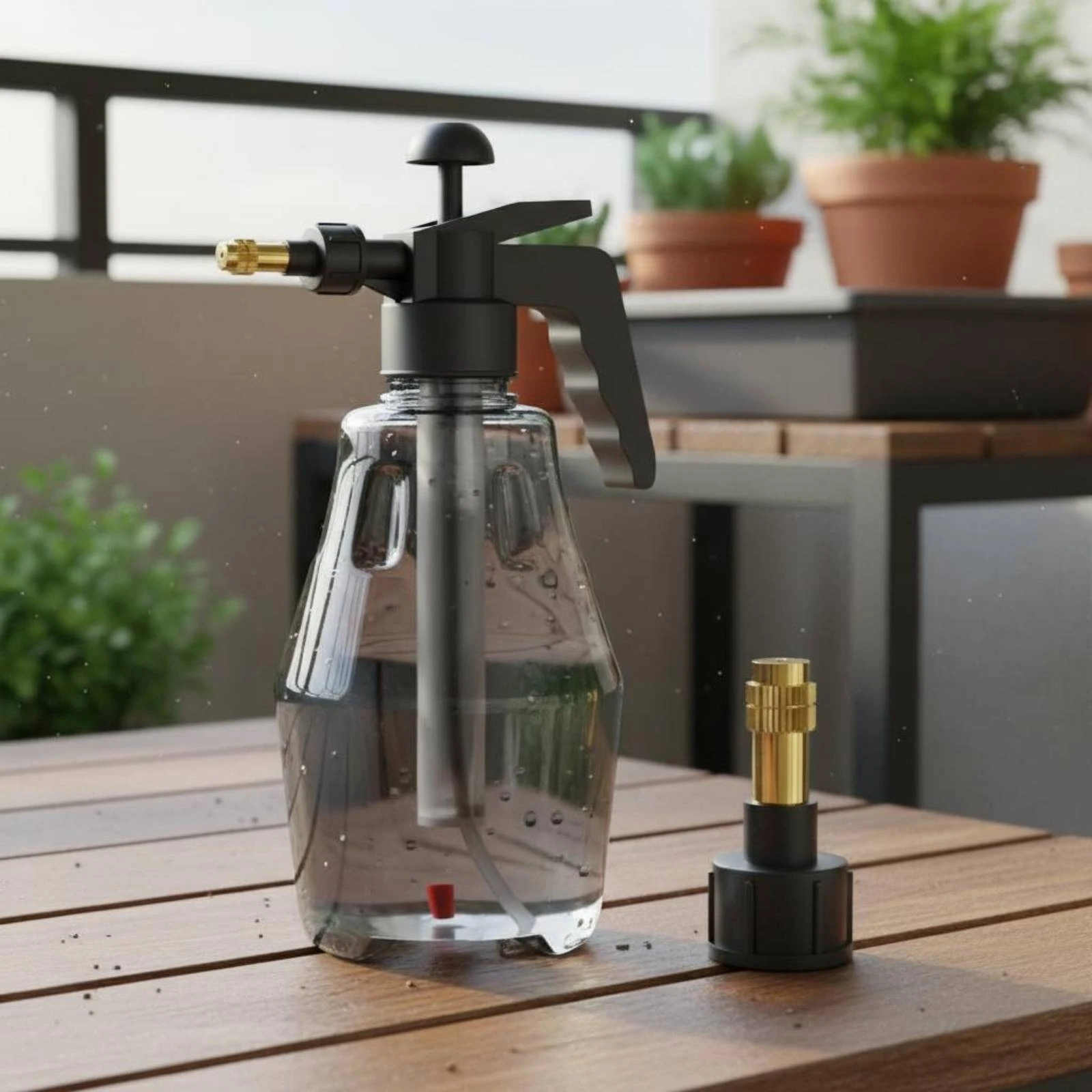 

Garden Dispenser Repair Kit Sturdy Duty Pump Dispenser Spray Tip Assembly Watering Spray Pump Top for Indoor Plant Care