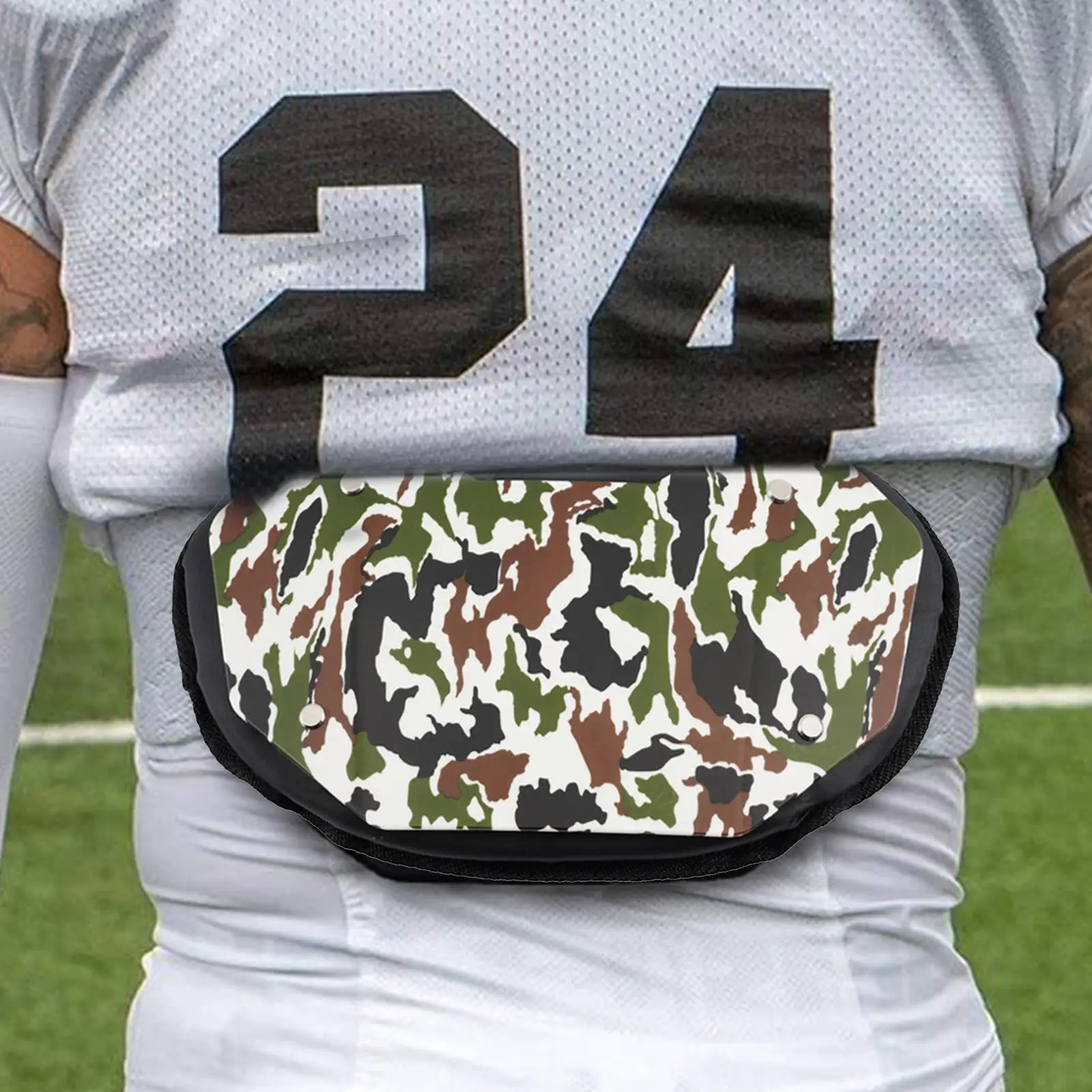 Football Back Plates EVA Kids Adults Rugbys Back Flap Low Back Pads Rear Lower Back Protector Sports back plate football