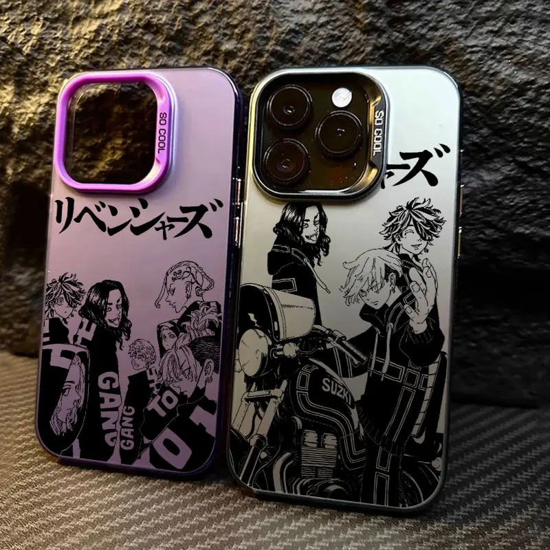 Tokyo Revengers Anime Coque For Apple iPhone 16e 16 14 15 13 11 Pro Max Case 15 Plus 12 13 Mini 16e Comic Shockproof Phone Cover